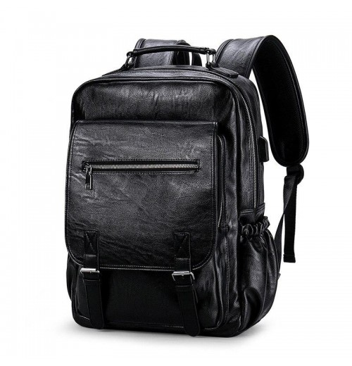 Leather 15 inch Laptop Backpack