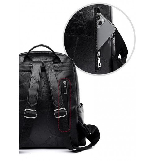 PU Leather Backpack Purse