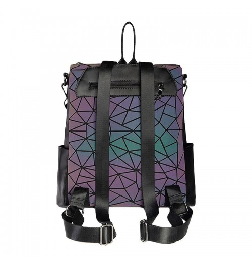 Geometric Backpack Purse