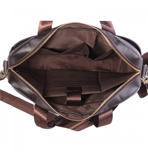 15 inch Laptop Leather Messenger Bag