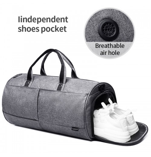 Mens Travel Duffle Bag With Shoe Compartment