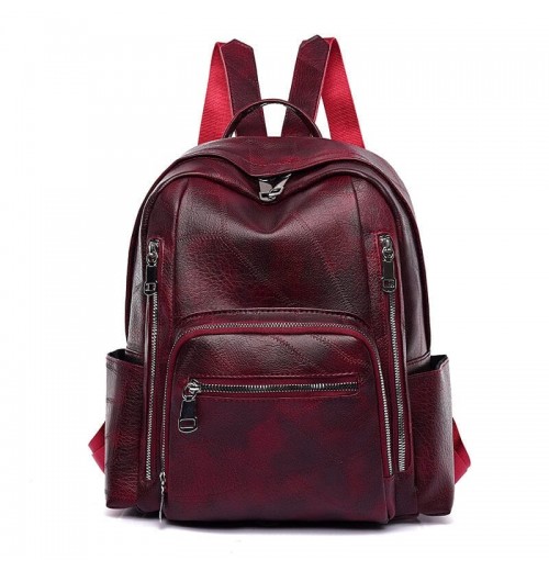 PU Leather Backpack Purse