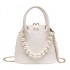 White Leather Shoulder Bag