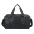 Leather Weekender Bag With Shoe Compartment