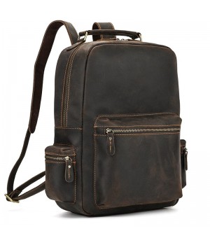 15 inch Laptop Backpack Leather