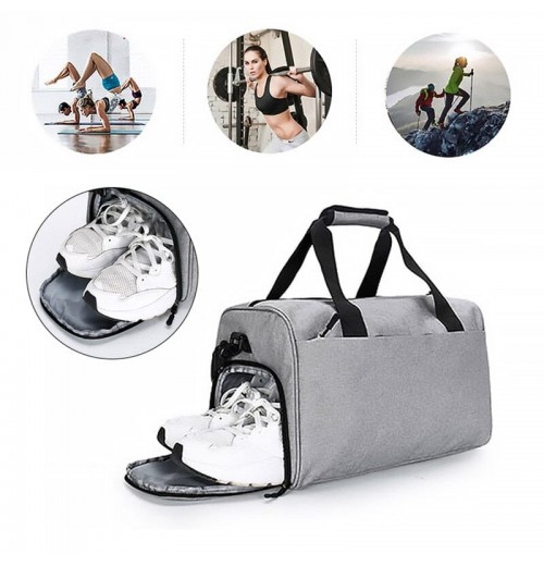 Gym Bag With Wet pocket And Shoe Compartment