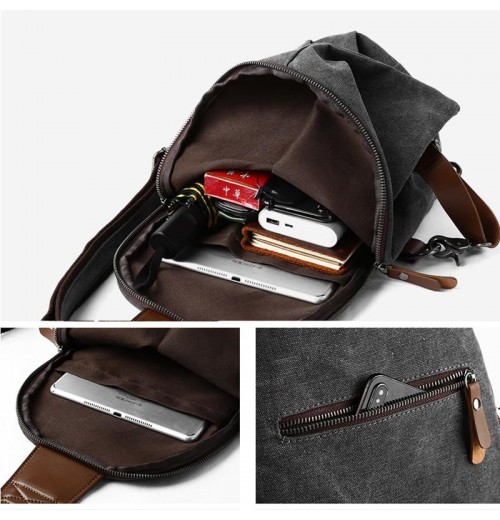 14 inch Charging USB Sling Bag